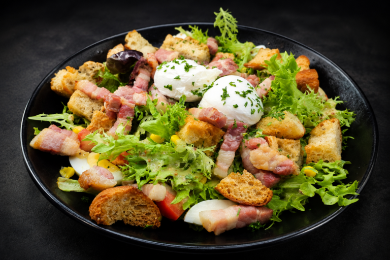 Salade lyonnaise Restaurant Saint Priest