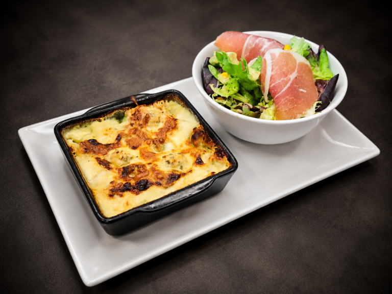 Gratin de raviole restaurant